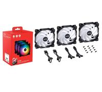 XPG VENTO 120 ARGB PWM Case per computer Ventilatore 12 cm Nero 3 pz NEW