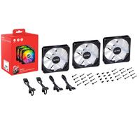 XPG - VENTO R 120 ARGB PWM Case per computer Ventilatore 12 cm Nero 1 pz - SPEDIZIONE GRATUITA