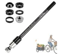 XPJBKC Adattatore ASSE per Bicicletta, Perno Passante M12x1.0 160-178 mm | Einstellbare Schaftlänge, Realizzata in Lega di Alluminio, on Mountain Bike E Bici Da Strada