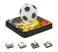 XPJBKC Blocco Note 3D, Calendario 3D 2027, Block Notes Piccoli, Foglietti adesivi creativi a tema calcio con scatola trasparente, Decorazione fai da te per il piano di lavoro