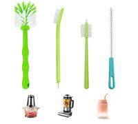 XPJBKC Spazzole per La Pulizia, 4 pezzi Spazzola per Coltelli, Spazzola per Tazze, Spazzola di Bottiglia, Scovolino per Bottiglie Lunga, Compatibile con Thermomix TM5 TM6 TM31 TM21,Pulizia Efficace