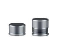 XPJYUA 2/4 pezzi di gamba for mobili in metallo, rialzo for letto, altezza regolabile, for divano, protezione for pavimento, for lavatrice, set cuscini alti Piedini di supporto letto(2PCS-Grey)