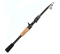 XPJYUA Canna da Pesca Baitcasting Lure Canna da Pesca Telescopico Manico in Legno Casting in Carbonio Attrezzatura da Pesca Professionale Leggero(Casting Rod,2.1Meter)