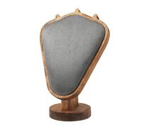 XPJYUA Espositore per collane busto Cornice espositiva for collane di gioielli in legno, modello for impressioni, espositore for vetrine, cornice for(GRAY)