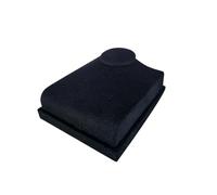 XPJYUA Espositore per collane busto Espositore for gioielli con pendente e collana, modello ritratto al collo, espositore for vetrine di gioiellerie(Black Velvet)