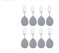 XPJYUA Peso tovaglia 8/16 Pezzi di Pesi for tovaglie a Forma Goccia in Marmo con Clip, riutilizzabili, compatte e Delicate, for Campeggio Esterni(Gray,16 PCS)