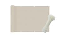 XPJYUA Schermo Privacy Balcone Schermo for la Privacy del Portico Pannello for Recinzione Balcone 157,48 x 35,43 Pollici Copertura for Parabrezza for Patio Rete in Tessuto a Rete Tessuto for(Beige)