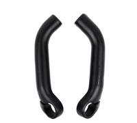 XPKHVZVLQ 1 Paio di Mini Manubri Ausiliari in Corno di Mucca in Lega di Alluminio, Accessori for Manubrio for Bicicletta A Colori Estesi for Mountain Bike(C Black)