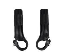 XPKHVZVLQ 1 Paio di Mini Manubri Ausiliari in Corno di Mucca in Lega di Alluminio, Accessori for Manubrio for Bicicletta A Colori Estesi for Mountain Bike(B Black)