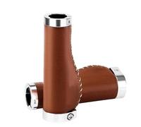 XPKHVZVLQ Impugnature for Manubrio della Bicicletta - Antiscivolo, Ergonomiche, in Morbida Pelle Pieno Fiore, Accessori for Bici MTB, 1 Paio(40720006001)