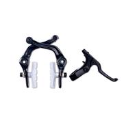 XPKHVZVLQ Kit Freno Icycle U Leva in Lega Forgiata Cuscinetti Trasparenti Alloggiamento Esterno Interno Cavo Parti BMX(U Brake Right Lever)