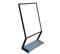 XPLKQXE Espositore Per Poster, Per Interni Ed Esterni Base Riempibile Ad Acqua Porta-insegna Antivento Per Ristoranti E Matrimoni(Without board,25.4x12x50in/2pcs)