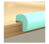XPLKQXE Imbottitura Schiuma Bordi D'angolo Sicurezza Spigolo Vivo, Paraspigoli Paraurti Adesivo, Protezioni Angoli Protettivi Bordi del Tavolo Angoli Acuti(Colore:Green-B,Taglia:2pcs)