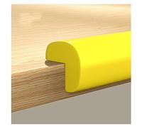 XPLKQXE Imbottitura Schiuma Bordi D'angolo Sicurezza Spigolo Vivo, Paraspigoli Paraurti Adesivo, Protezioni Angoli Protettivi Bordi del Tavolo Angoli Acuti(Colore:Giallo,Taglia:2pcs)