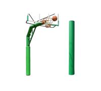 XPLKQXE Protezioni per Pali da Basket, Pali Rotondi Alti 180 Cm, Imbottitura per Pali da 2 Cm, Protezione Universale per Giocatori in Tutte Le Condizioni Atmosferiche(Verde,14x180cm)
