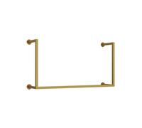 XPLKQXE Supporto A Soffitto Barra Appendiabiti, Appendiabiti Industriale Tubolare, Mensola Porta Abiti Tubolare Esposizione al Dettaglio, Organizzatore Grucce(C-80X60cm)