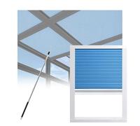 XPLKQXE Tende per Lucernari, Oscuranti per Finestre Tetto, Tende A Nido d'Ape A Comando Manuale per Soffitti Vetrati, Protezione UV(60x80cm)
