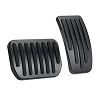 XPOOP 2 Pezzi Auto Pedali Poggiapiedi Pedal Pedali Car in lega di alluminio antiscivolo sport carburante benzina frizione freno Braking Pad pedali resto piastra set Per Tesla Model 3 Model Y