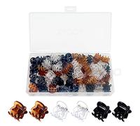 XPOOP 36 Pezzi Mini Clip per Capelli Forcina Antiscivolo Mollettine Capelli Donna Pinzette per Capelli Adatto per Ragazze e Donna con una Scatola di Immagazzinaggio Donna Mollette per Capelli