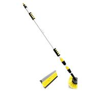 XPOtool 2in1 Spazzola e lavavetri con Manico allungabile 145-300cm per Lavaggio Auto Veicoli
