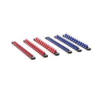 XPOtool 6x Porta bussole Supporti per bussole in ABS Guide per 86 punte 1/2", 1/4" e 3/8"