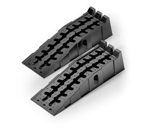 XPOtool Cunei livellatori auto veicoli 2 pz. max 5 t Rampa di livellamento in plastica