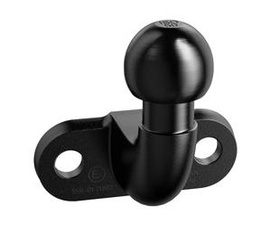 XPOtool Gancio di traino con testa a sfera 3,5 t 50 mm per auto camion trattore 2 fori
