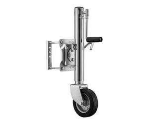 XPOtool Servotimone con Ruota 540 kg Ruotino per Carrello appendice con Staffa di Montaggio