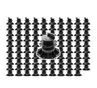 XPOtool Set 100 Supporti per Pavimenti galleggianti, Altezza Regolabile 60-128mm Max 2700 kg, Pavimenti Decking