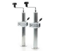 XPOtool Set 2 supporti rimorchio altezza regolabile 400-660mm 2 morsetti Ø48mm