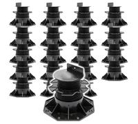 XPOtool Set 20 supporti per pavimenti galleggianti, altezza regolabile 60-128mm Max 2700 kg, Pavimenti Decking