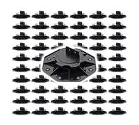 XPOtool Set 60 supporti per pavimenti galleggianti, Altezza regolabile 18-25mm Max 2700 kg, Piedini per Decking