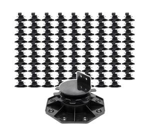 XPOtool Set 90 supporti pavimenti sopraelevati Regolabili 33-64mm Decking