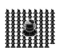 XPOtool Set 90x piedistalli per decking, 2700kg, 60-138mm, piedistalli regolabili in altezza per tavole da decking, lastre e tavoloni