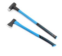 XPOtool Mazze spaccalegna Set martello e ascia da spacco 3,6 kg 1,5 kg, manico in fibra di vetro