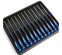 XPOtool Set cacciaviti di precisione 12 pz con punte a uncino, taglio e croce