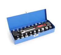 XPOtool Set di Chiavi per Servizio Olio 18 Pezzi con cricchetto 3/8" Set per Tappi di Scarico Olio