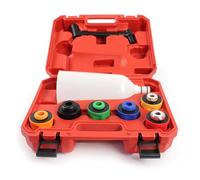 XPOtool Set di imbuti per riempimento olio motore 8 pezzi Con prolunga e 6 adattatori Auto