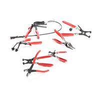 XPOtool Set di pinze per fascette stringitubo Serraggio tubi 9 pz. Attrezzi con morsetti Officina