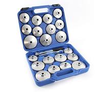 XPOtool Set di tappi chiavi per filtro dell’olio 23 pz in alluminio pressofuso per auto