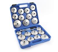 XPOtool Set di tappi chiavi per filtro dell’olio 23 pz in alluminio pressofuso per auto