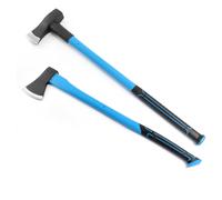 XPOtool Set Due ASCE da Spacco 1,5 kg 2,7 kg Manico in Fibra di Vetro Mazze spaccalegna