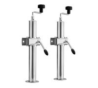 XPOtool Supporto per rimorchio 2 Pezzi Altezza Regolabile 510-760mm con 2 Morsetti Ø48mm
