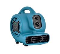 XPower Mighty Centrifugal Air Mover, Carpet Dryer, Floor Fan, Blower, Stackable, Daisy Chain, for Water Damage Restoration, Janitorial, Plumbing, Home Use (Blau, P-250NT 700CFM)