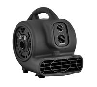 XPower Mighty Centrifugal Air Mover, Carpet Dryer, Floor Fan, Blower, Stackable, Daisy Chain, for Water Damage Restoration, Janitorial, Plumbing, Home Use (Schwarz, P-230AT 700CFM)