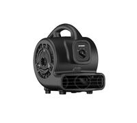 XPower Mighty Centrifugal Air Mover, Carpet Dryer, Floor Fan, Blower, Stackable, Daisy Chain, for Water Damage Restoration, Janitorial, Plumbing, Home Use (Schwarz, P-80A 320CFM)