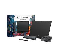 XPPen Deco Pro MW (Gen 2) Tavoletta grafica Bluetooth da 9x6", Penna passiva a 16K levelli di pressione, 10 Ore di Autonomia, Incluso Mini Tasteria Remota, Poggiapolsi ergonomico