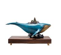 XPSHP25112 Figurina Decorativa Tutti Gli Ornamenti in Rame Whale Mountain Copper Crafts Decorazioni for l'ingresso della casa Che Si aprono for attirare ricchezza