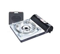 XPSSJMU Fornello A Gas Portatile Da 2,9 KW Con Custodia Per Il Trasporto Fornello A Butano Da 9.000 BTU Fornelli In Acciaio Inossidabile Piano Cottura Da Campeggio Piano Cottura All'aperto