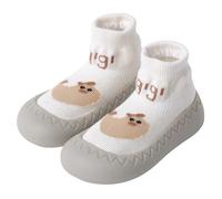 XQ&XG Calzini Scarpe Antiscivolo per Bambini, Scarpe Primi Passi Neonato, Suola Morbida Antiscivolo, Scarpe Traspiranti per Bambino Unisex Calzino Pantofole